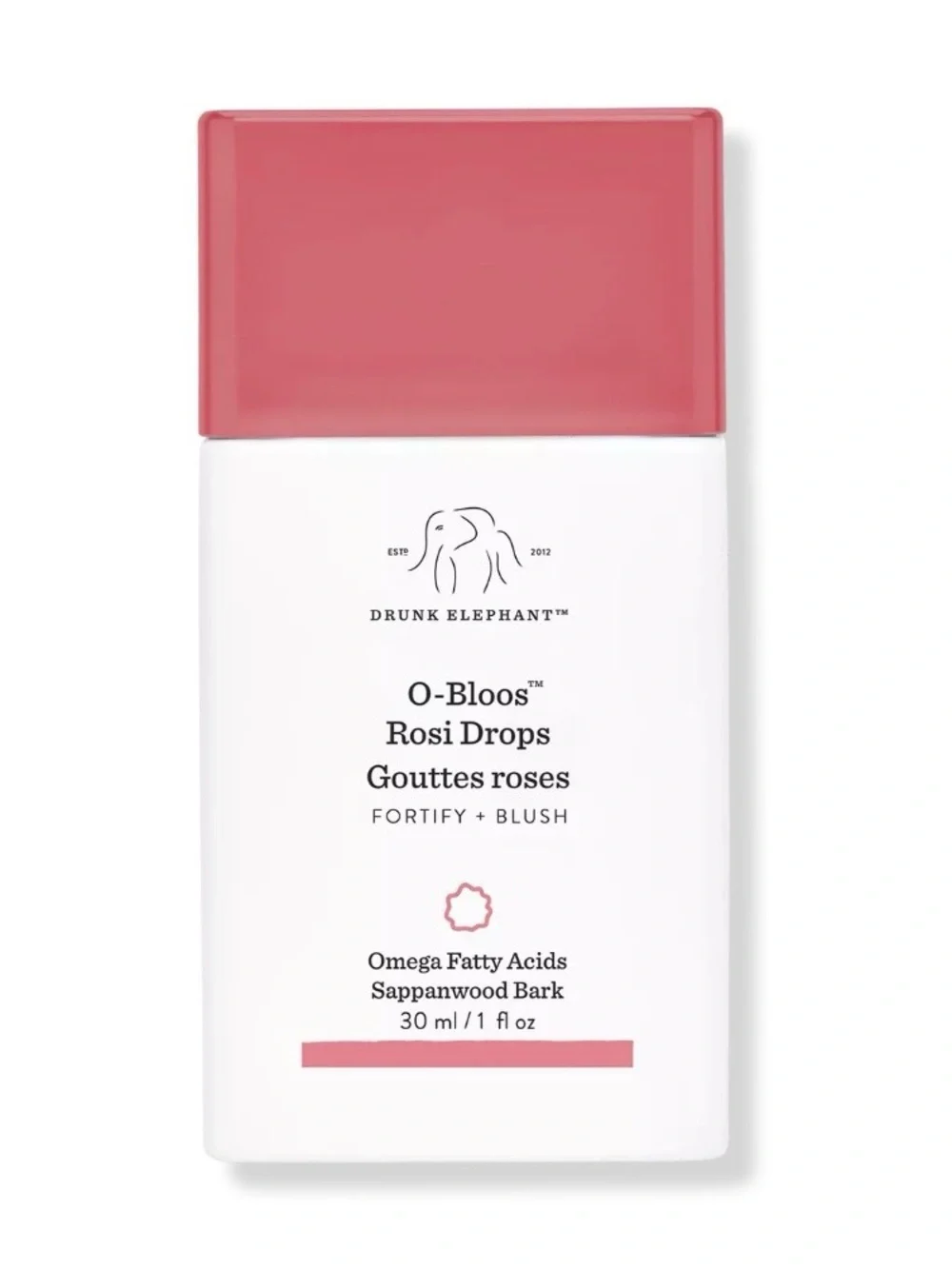DRUNK ELEPHANT O-Bloos Rosi Blush Drops - NEW NIB